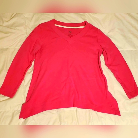 Isaac Mizrahi Tops - Issac Mizrahi Live Pink shirt